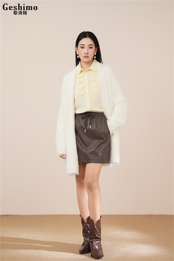 Geshimo歌诗陌女装：以针织与皮草的温柔对话，重塑冬日松弛美学