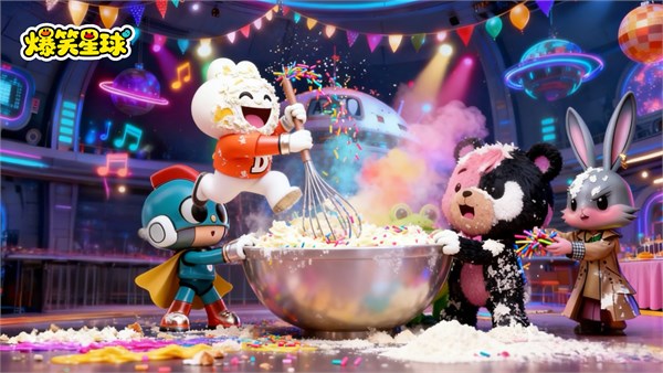 《爆笑星球》之蛋糕大战风波剧情简介 叮当猫、大眼蛙、阿尔一百、唛唛兔、啾啾熊等你来打卡