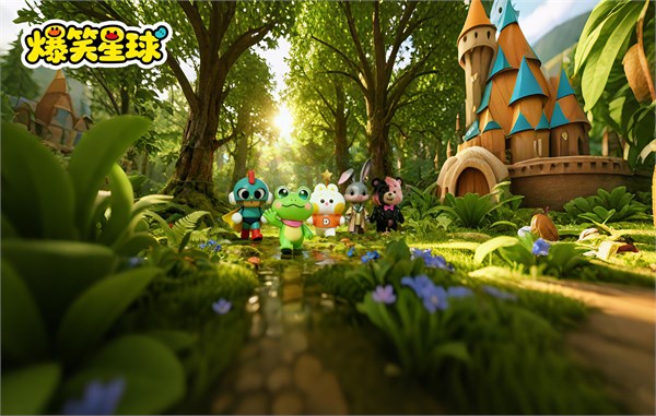 《爆笑星球》之森林探险记剧情简介 叮当猫、大眼蛙、阿尔一百、唛唛兔、啾啾熊等你来打卡