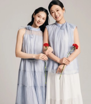 母亲节,歌锦GEJIN,女装,母女套装裙,高级,气质