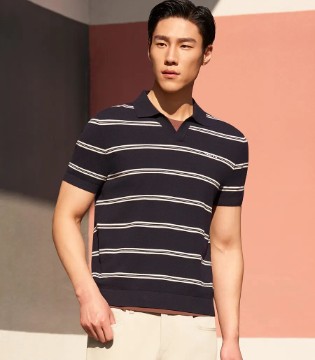 珂尔男装,2026,夏季新款,冰感云绫丝,T恤,POLO