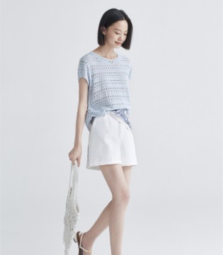 百图女装,清新短袖,