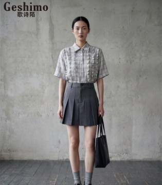 歌诗陌女装,女装加盟,加盟指南,夏季短袖,