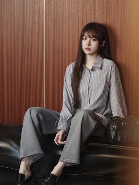 拉谷谷(La go go)女装品牌松弛感通勤风长袖套装2025新品